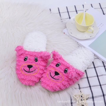 Cartoon autumn and winter ladies indoor slippers